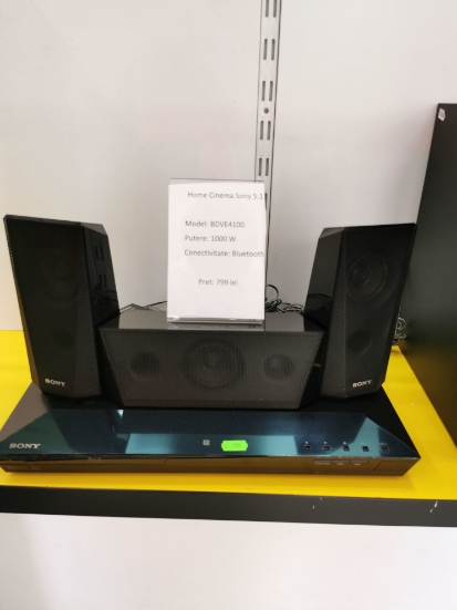 Imagine Sistem Home Cinema 5.1 cu Blu-ray 3D Sony BDVE4100