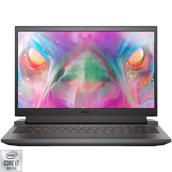 Imagine Laptop DELL Gaming 15.6'' G15 5510, FHD 165Hz i7-10870H 16 GB/3060 6 GB/SSD 512 GB