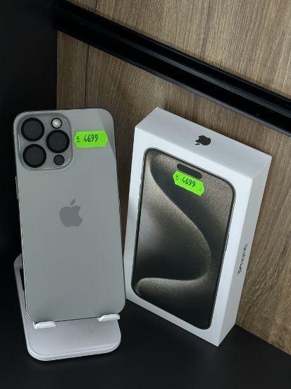 Imagine iPhone 15 Pro Max 256GB baterie 98%
