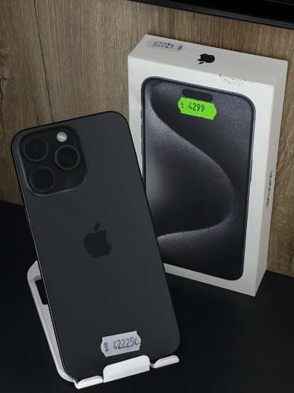 Imagine iPhone 15 Pro Max 256GB baterie 100%