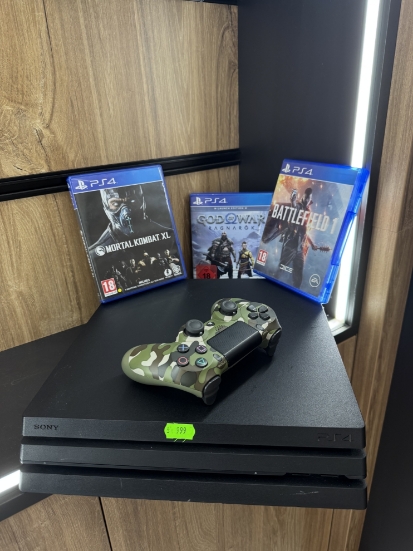 Imagine Consola PlayStation 4 PRO 1TB +2 Controller