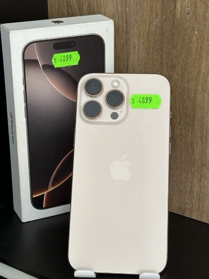 Imagine IPhone 16 PRO MAX 256GB 42 Cicluri Zgarietura usoara pe ecran