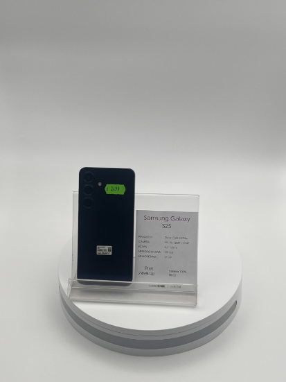 Imagine Samsung Galaxy S25 128GB baterie:100% 36CC