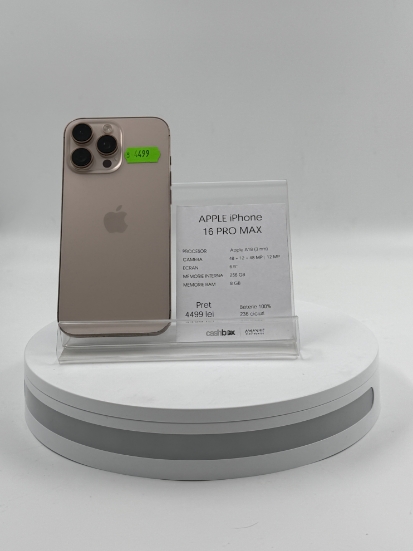 Imagine IPhone 16 PRO MAX 256GB 100% baterie
