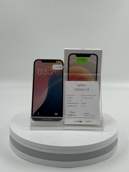 Imagine IPhone 12 (128) baterie 100% inlocuita