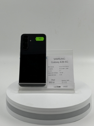 Imagine Samsung Galaxy A36 5G 128GB baterie 100% 20 cicluri