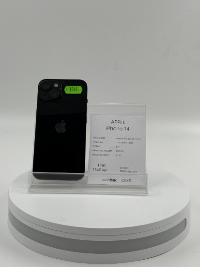 Imagine IPhone 14 128GB BAT 100% inlocuita