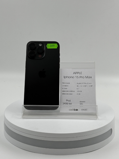 Imagine IPhone 15 Pro Max 256GB bat 90%