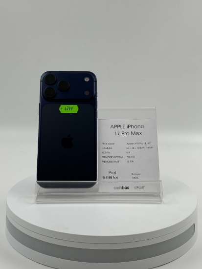 Imagine IPhone 17 PRO MAX  256GB Baterie 100%
