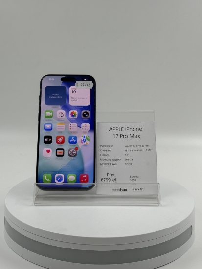 Imagine IPhone 17 PRO MAX  256GB Baterie 100%
