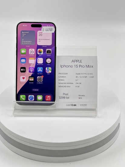 Imagine IPhone 15 PRO MAX (256) Baterie 86%