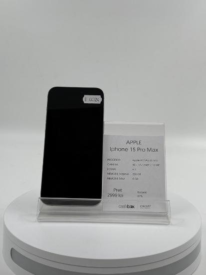 Imagine iPhone 15 Pro Max 256GB 87% baterie 