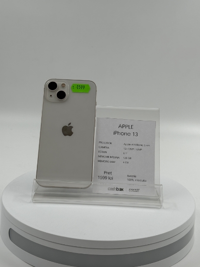 Imagine IPhone 13 128GB Baterie 100%, inlocuita