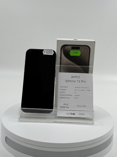 Imagine IPhone 15 Pro 256 GB 89%