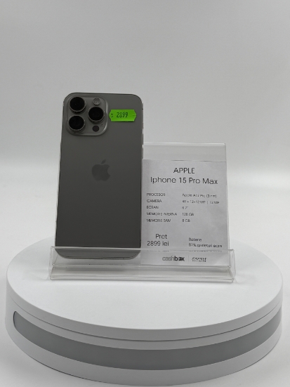 Imagine IPhone 15 Pro Max 128GB bat 87%