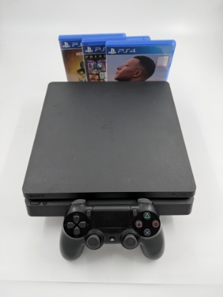 Imagine PlayStation 4 Slim 1TB  +2 Controller + 3 Jocuri