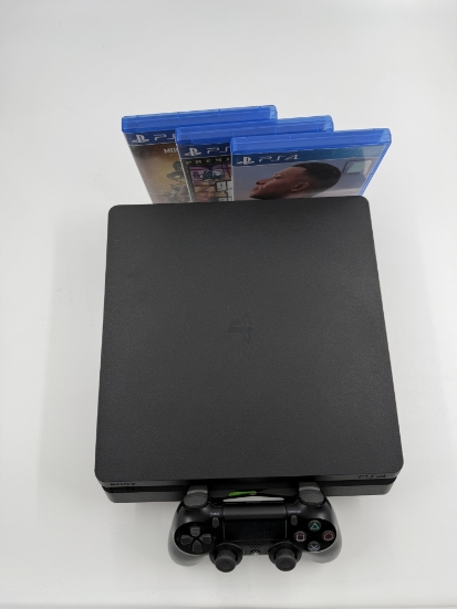 Imagine PlayStation 4 Slim 1TB  +2 Controller + 3 Jocuri