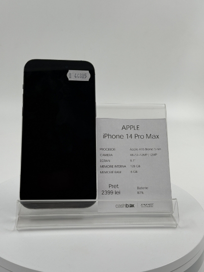 Imagine IPhone 14 Pro Max (256GB) Baterie 87%