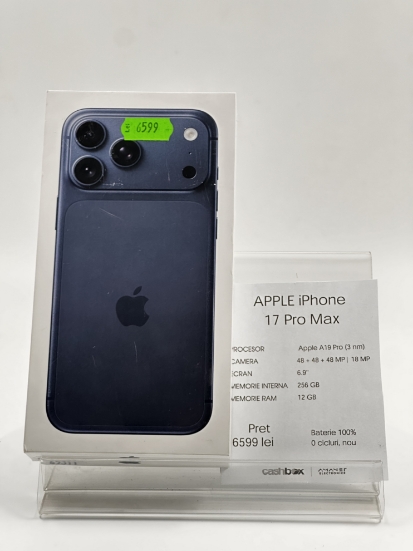 Imagine IPhone 17 PRO MAX  256GB Produs Nou Sigilat