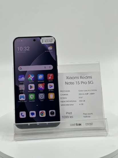 Imagine Xiaomi Redmi Note 15 Pro 256GB 8GB RAM BAT 100%