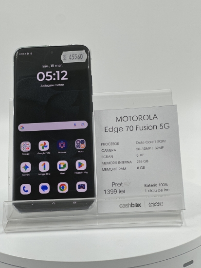 Imagine MOTOROLA EDGE 70 Fusion 256GB 8GB RAM 