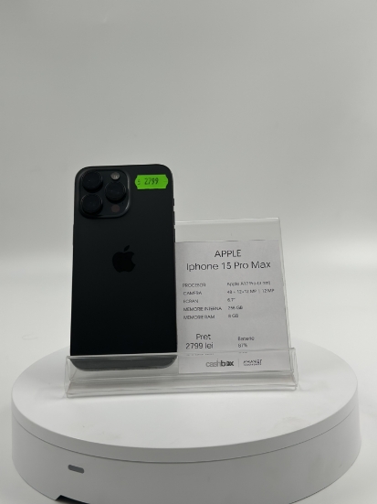 Imagine IPhone 15 PRO MAX (256) Baterie 87%