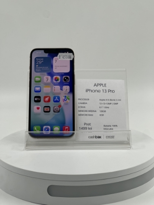 Imagine IPhone 13 PRO 128gb Bat 100% inlocuita