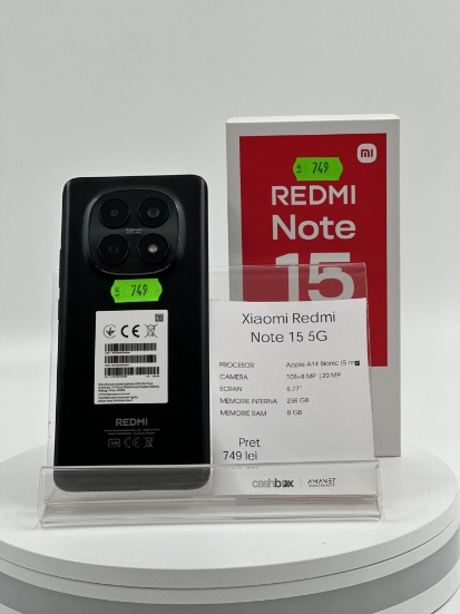 Imagine Xiaomi Redmi Note 15 5G  256GB 8GB RAM