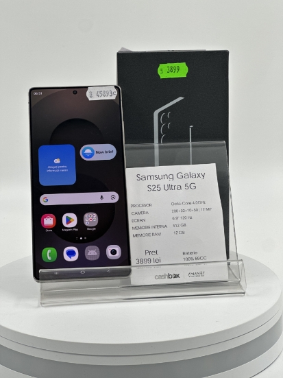 Imagine Samsung Galaxy S25 Ultra 512GB Baterie 100% 69CC