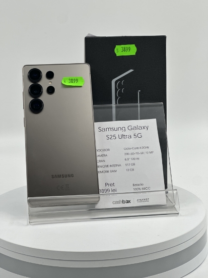 Imagine Samsung Galaxy S25 Ultra 512GB Baterie 100% 69CC
