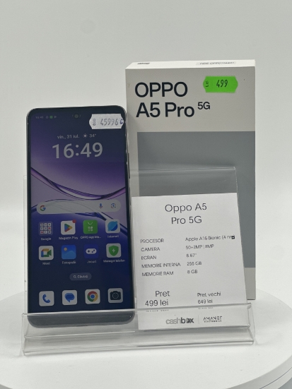 Imagine Oppo A5 PRO 5G 256GB 8GB RAM