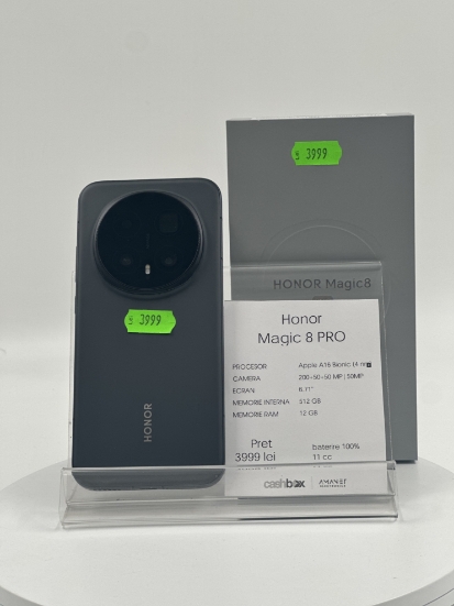 Imagine Honor Magic 8 Pro 5G 512GB 12GB RAM bat 100%