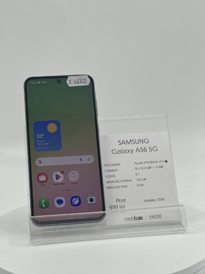 Imagine Samsung Galaxy A56 5G 128GB baterie 100%