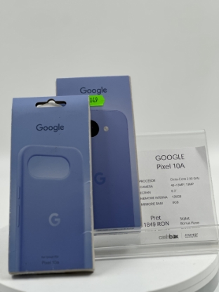Imagine Google Pixel 10a 128GB 8GB RAM Lavender Nou Sigilat+husa