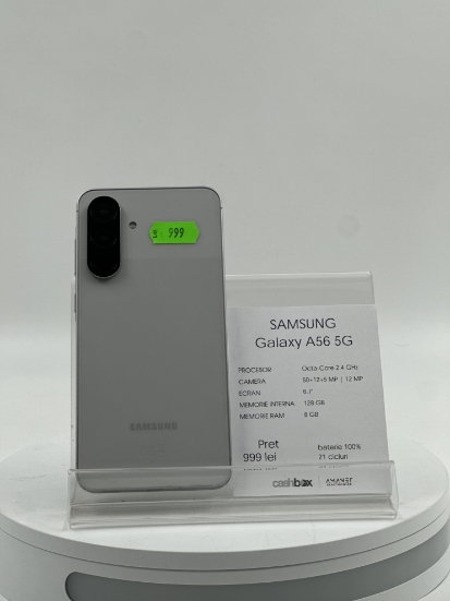 Imagine Samsung Galaxy A56 5G 128GB baterie 100% 21 de incarcari