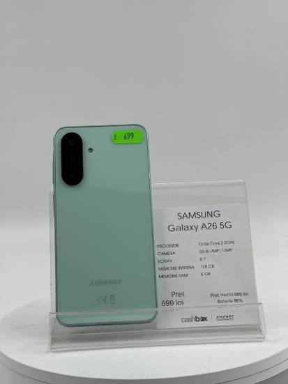 Imagine Samsung Galaxy A26 5G (128) Baterie 96% 
