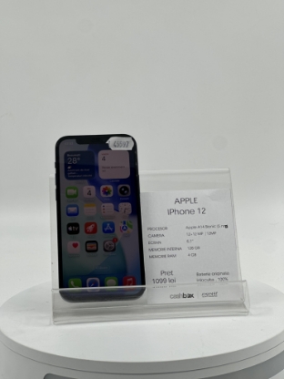 Imagine IPhone 12 (128) baterie 100%, originala inlocuita