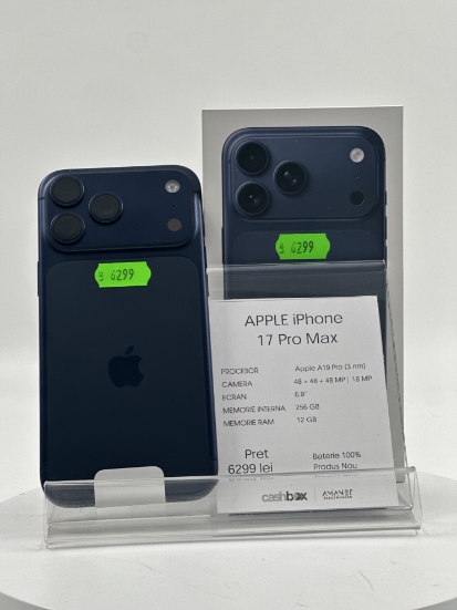 Imagine IPhone 17 PRO MAX 256GB Nou neactivat