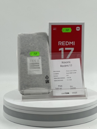Imagine Xiaomi Redmi 17 128GB 4GB RAM +4GB RAM