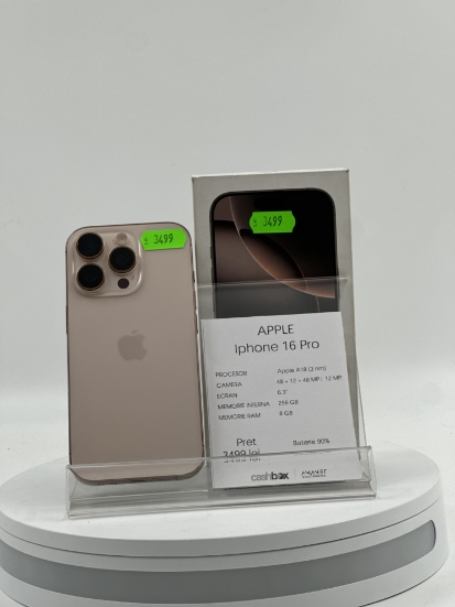 Imagine IPhone 16 PRO 128GB bat: 92%
