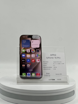 Imagine IPhone 16 PRO 256Gb Baterie 90%