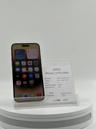 Imagine IPhone 14 Pro Max (128GB) Baterie 100%  (Inlocuita)