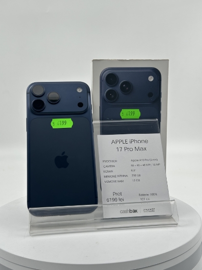 Imagine IPhone 17 Pro Max  256GB Baterie 100% 107CC